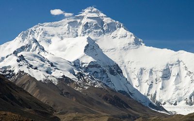 Mount Everest, widok od strony północnej. Źródło: domena publiczna